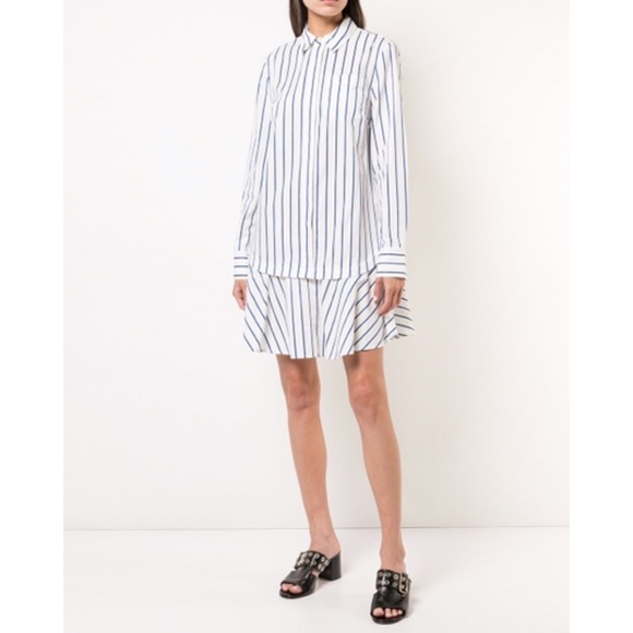 10 Crosby Derek Lam Dresses & Skirts - Derek Lam 10 Crosby Pinstripe Shirtdress NWT